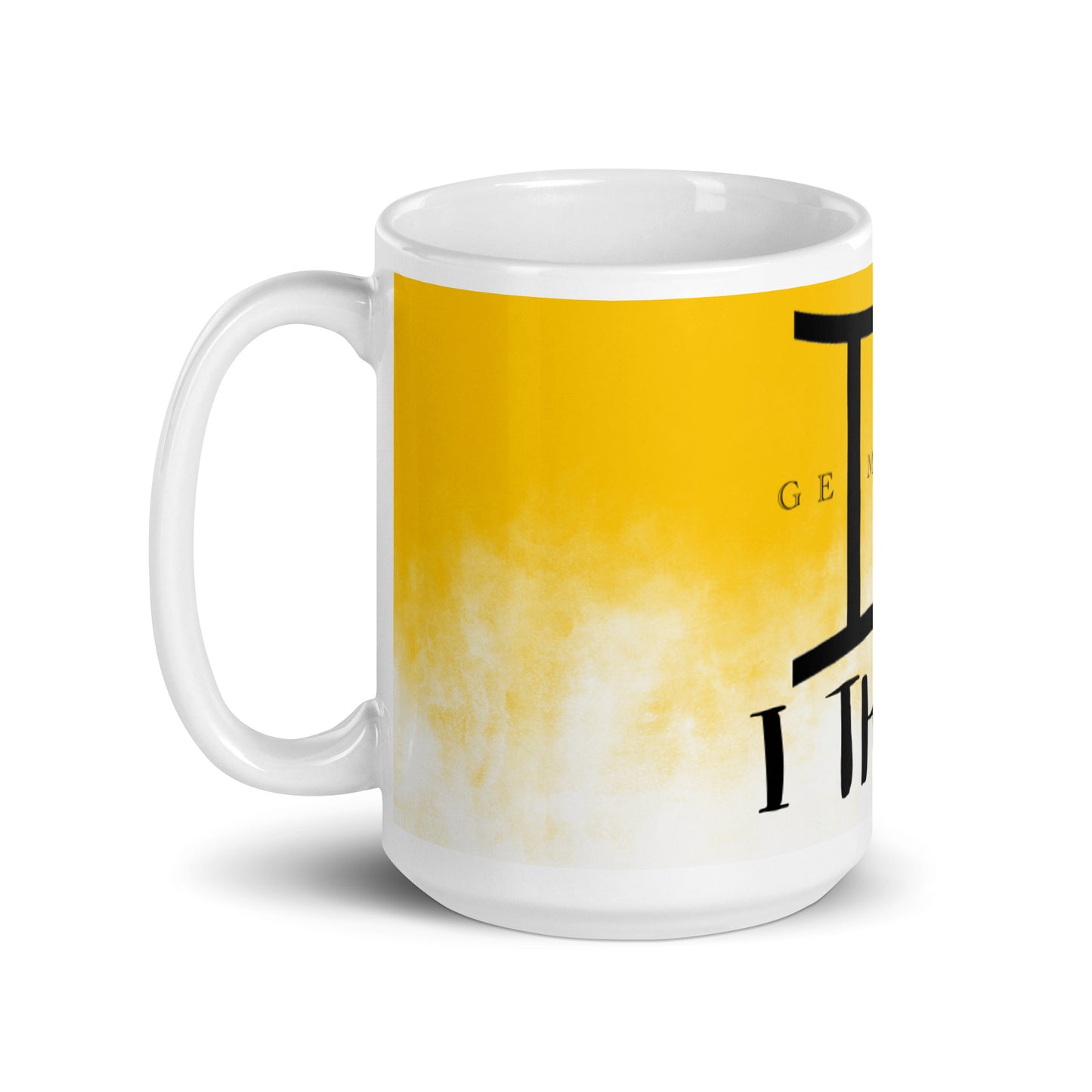 White glossy mug - Things in Tees