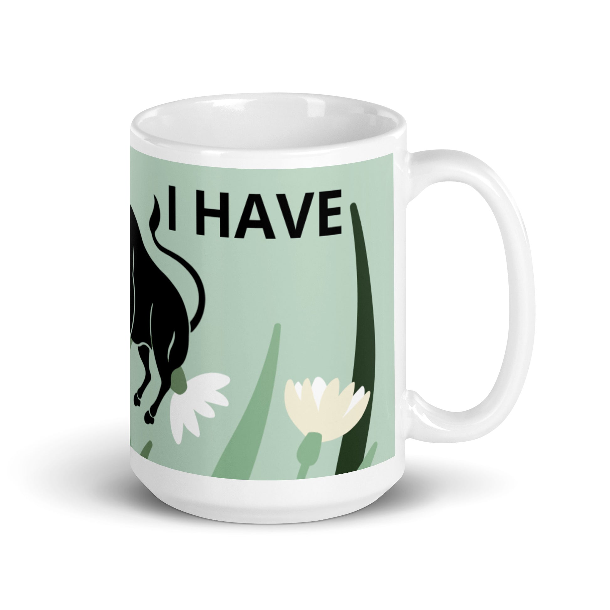 White glossy mug - Things in Tees