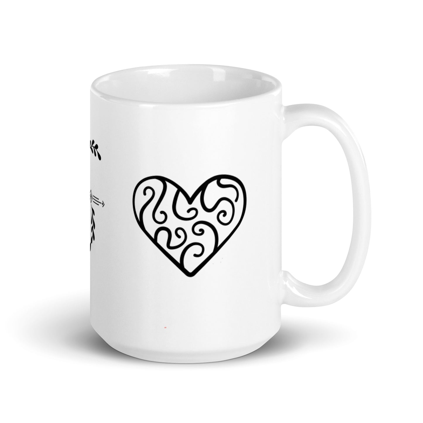 White glossy mug - Things in Tees