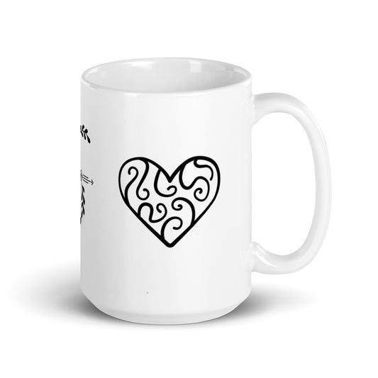 White glossy mug - Things in Tees